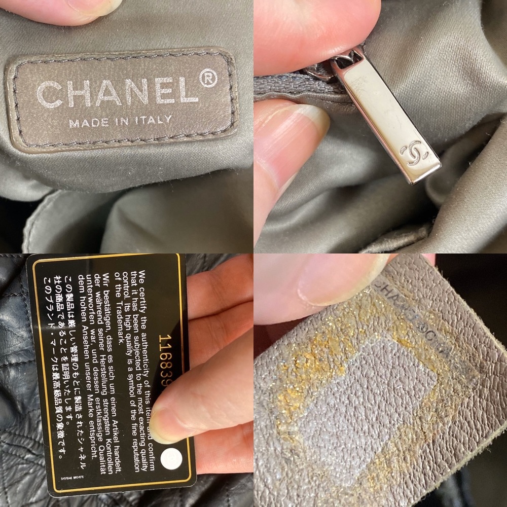 CHANEL Auth Lambskin Bag w Classic Chain - Picture 8 of 8